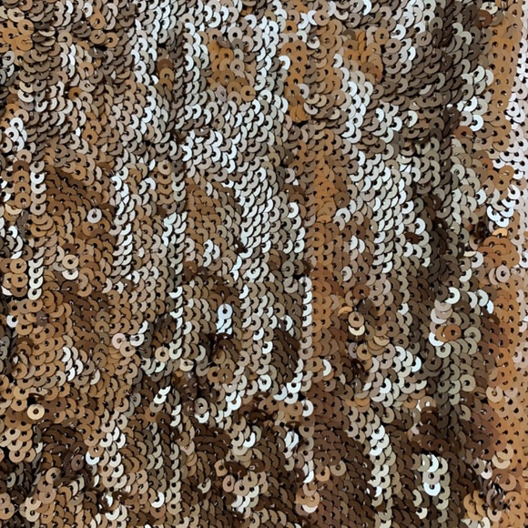 NWT Sparkle and Shine Bar III Sequin Bronze Pencil Skirt - XS New Holiday - Picture 7 of 7